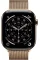 Apple Watch Series 11 46mm Gold Titanium Case with Gold Milanese Loop - S/M